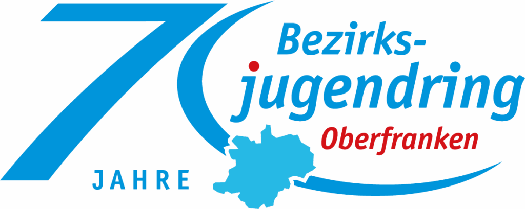 Logo zum 70-jährigen Jubiläum des Bezirksjugendrings