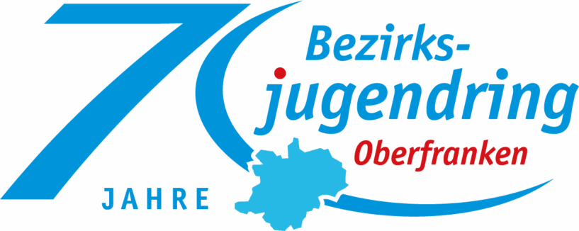 Logo zum 70-jährigen Jubiläum des Bezirksjugendrings