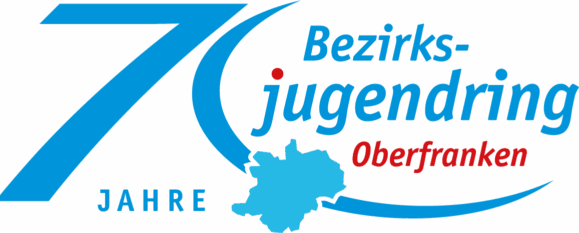Logo zum 70-jährigen Jubiläum des Bezirksjugendrings