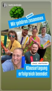 Gruppenfoto des Vorstands und der Geschäftsführung nach der Klausurtagung