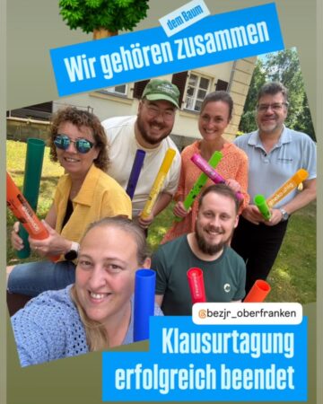 Gruppenfoto des Vorstands und der Geschäftsführung nach der Klausurtagung